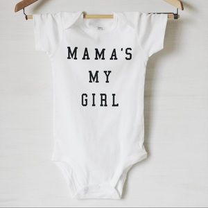 Ford & Wyatt “Mama’s My Girl” onesies